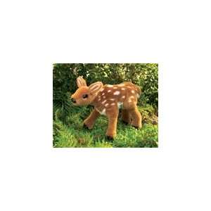  Plush Fawn Full Body Puppet By Folkmanis Puppets