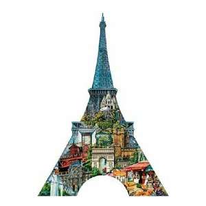  FX Schmidt Eiffel Tower Shaped 1000 Piece Jigsaw Puzzle 