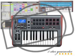 Novation Impulse 25   USB MIDI keyboard controller w/ Ableton Live 