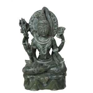  Shiva Statue Hindu God Meditation Stone Sculpture Alter 