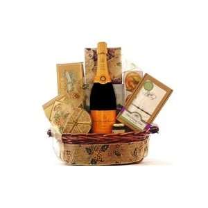   Yellow Label Champagne Wine Gift Basket Grocery & Gourmet Food