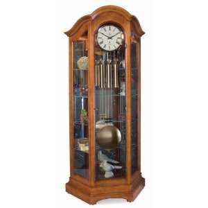   Opus Grandfather Clock with Curio by Ridgeway Clocks