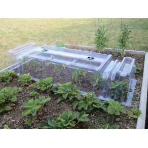  Extendable Mini Greenhouse Row Covers   10 Pack of Poly 