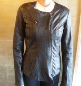 Kate Moss Topshop Black Leather Jacket  