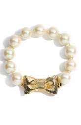 kate spade new york all wrapped up glass pearl bracelet $98.00