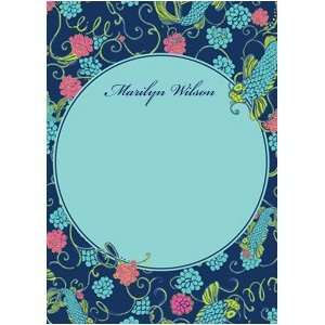 Lilly Pulitzer Personalized Correspondence Cards   Dont Be Koi 