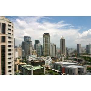   Print of the Makati Skyline in Manila, the Philippines