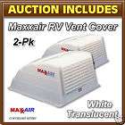 maxxair vent cover brand new white trans 2 pack maxx