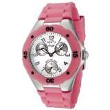 Invicta 0695 Angel Collection Stainless Steel Pink Polyurethane Watch