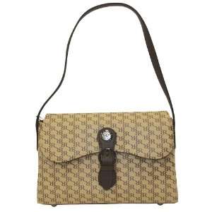   Mocha Front Flap Shoulder Bag by Rioni Designer Handbags & Luggage