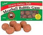 meatball bubble gum joke gag gift party favor hearty italian style 