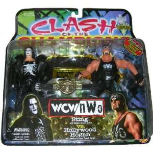 Hulk Hogan / Sting 1999 WCW NWO Clash of the Champions Action Figure 