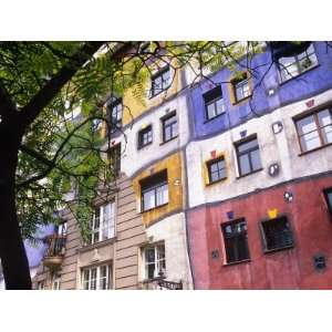 Hundertwasser Haus, Apartment House Designed by Artist Friedensreich 