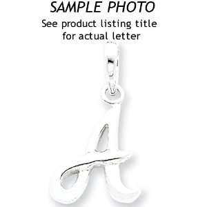  Sterling Silver Initial J Pendant West Coast Jewelry 