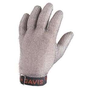  Metal Mesh Cut Resistant Safety Glove   5 Finger Office 