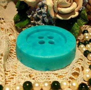 Silicone Large Button 4 Holes Soap Candle Tart Mold  
