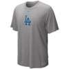 Nike Dri Fit Logo Legend T Shirt   Mens   Dodgers   Grey / Blue