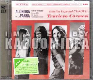   PARRA Travieso Carmesi Edicion CD + DVD NEW Natalia Lafourcade  