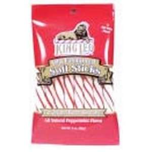 King Leo Soft Peppermint Sticks   3.5oz Bag  Grocery 