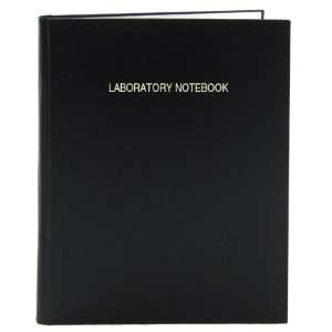  BookFactory® Laboratory Notebook   168 Pages, BlackCover 