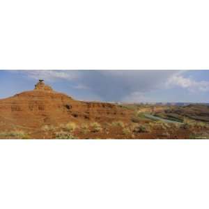 Rock Formations on a Landscape, Mexican Hat, San Juan County, Utah 