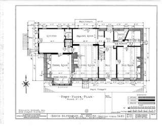 Gambrel Roofed Dutch Colonial farmbouse, architectural plans 