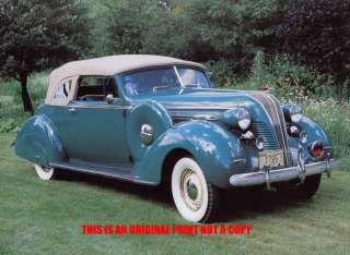 1937 Hudson 8 Conv. hard to find classic car print  