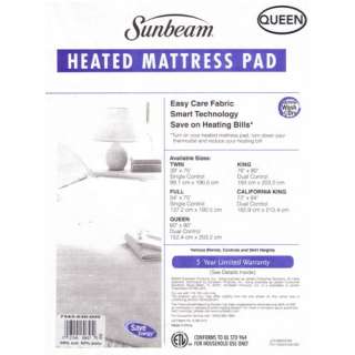   Imperial Queen Heated Electric Mattress Pad NEW 027045696579  