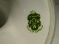   WEST GERMANY PORCELAIN DECORATIVE CAKE PLATE STAND CHARGER   EXCELLENT