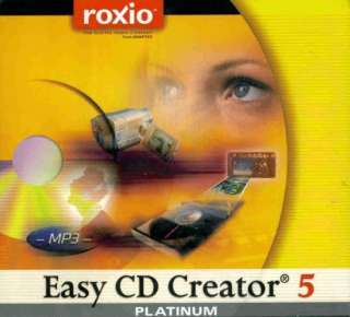 Easy CD Creator 5 Platinum + Manual PC CD software  