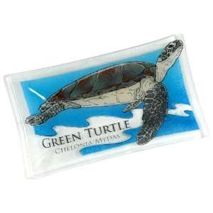 Peggy Karr Glass Endangered Turtle 10 Inch Rectangular Glass Tray 