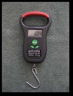   Cull Accucull Fish Digital Weigh Scale and tape measure 55 lb.  