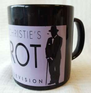   MUG Cup Colo Ole Agatha Christies Poirot KCTS Black Lavender  