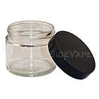 NEW   Small Clear Glass AIR TIGHT Stash Jar