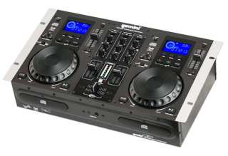   ! GEMINI CDM 3200 Dual Pro Audio DJ CD Player & Mixer w/ Insta Start