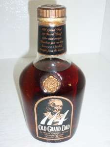 OLD GRAND DAD 114 PROOF KENTUCKY STRAIGHT BOURBON WHISKEY 1990S 