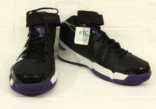 Mens ADIDAS Basketball Shoes Speedcut Black & Purple 17  