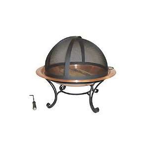  Asia Direct   AD114 D   Round Outdoor Fire Pit with Easy 