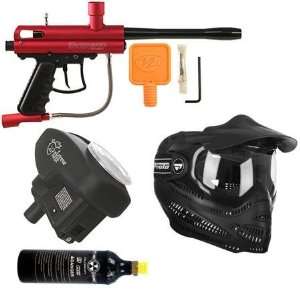   Viewloader Lancer Complete Paintball Gun Kit   Red