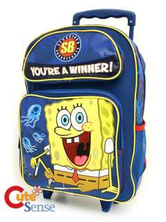Nick Spongebob Roller bag Rolling backpack 2