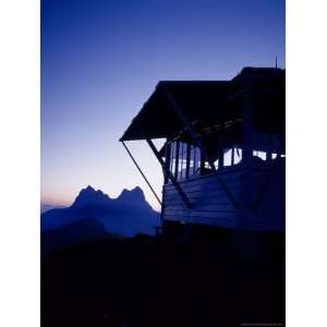 Mount Hozomeen from Desolation Peak Fire Lookout Station, Washington 