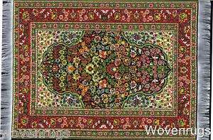 Woven Rug Mouse pad Persian Oriental Design Mat carpet  