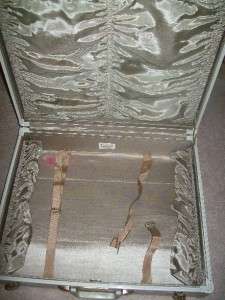 Vintage Samsonite Marble Cream Suitcase  