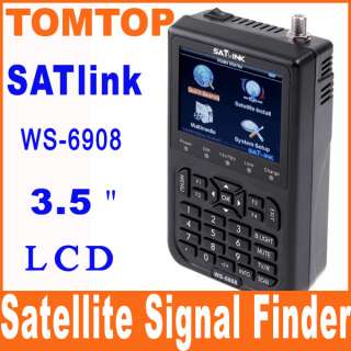   DVB S FTA Professional Digital Satellite Signal Finder 3.5 LCD  