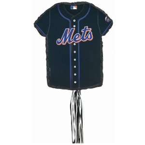   OTTA PINATA New York Mets Baseball   Shirt Shaped Pull String Pinata
