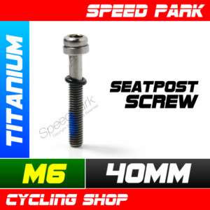 NEW M6 x 40mm Titanium Bolt Seatpost Screw   1pcs  
