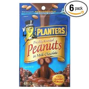 Planters Peanut In Milk Chocolate, 8.5 Ounce Units (Pack of 6):  