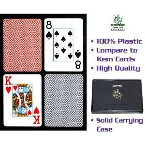 CopagT Poker Size JUMBO Index   Blue*Red Export Setup   Playing Cards 