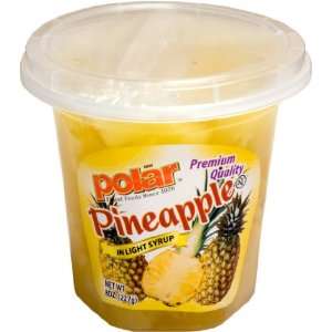 Slice Pineapple Fruit Cup in Light Syrup Grocery & Gourmet Food