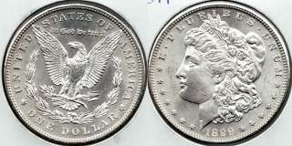 1899 Morgan Dollar US $1 Silver Coin ~ Mint State ++  